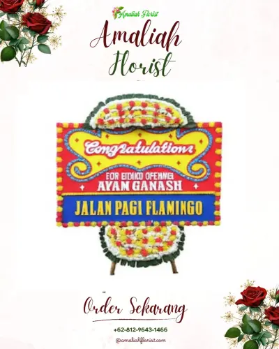 Bunga Papan Congratulation di Kedung Waringin